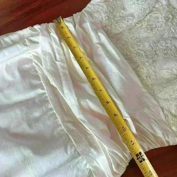 Vintage Alfred Angelo silk gown - Picture 14 of 16